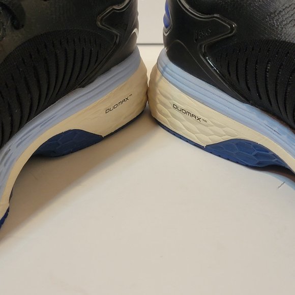 Asics Flytefoam Women's Black Mesh Low Top Athletic Running Shoes Sneakers - Picture 5 of 8